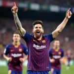 Lionel Messi Ghi Bàn ăn mừng