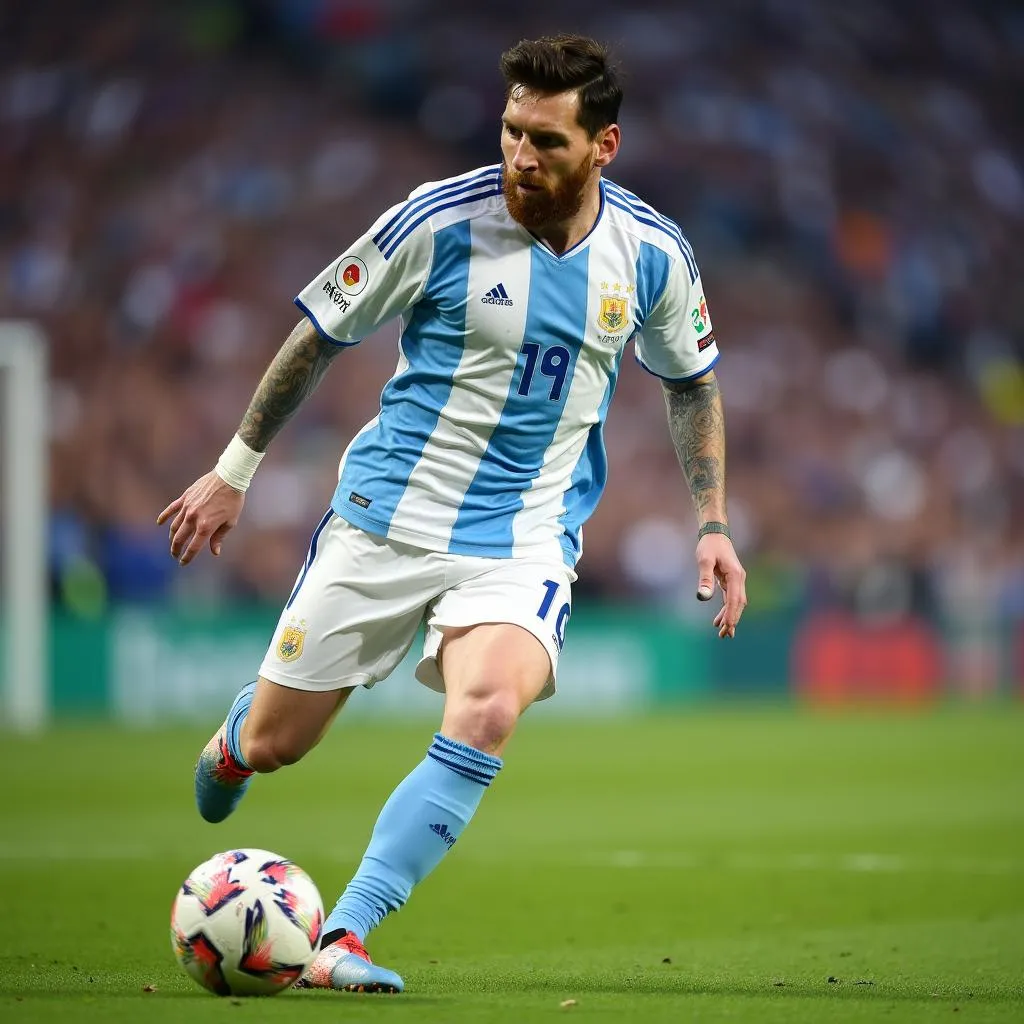 Messi thi đấu trong các giải đấu lớn