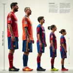 Messi's Height Compared to Other Football Legends