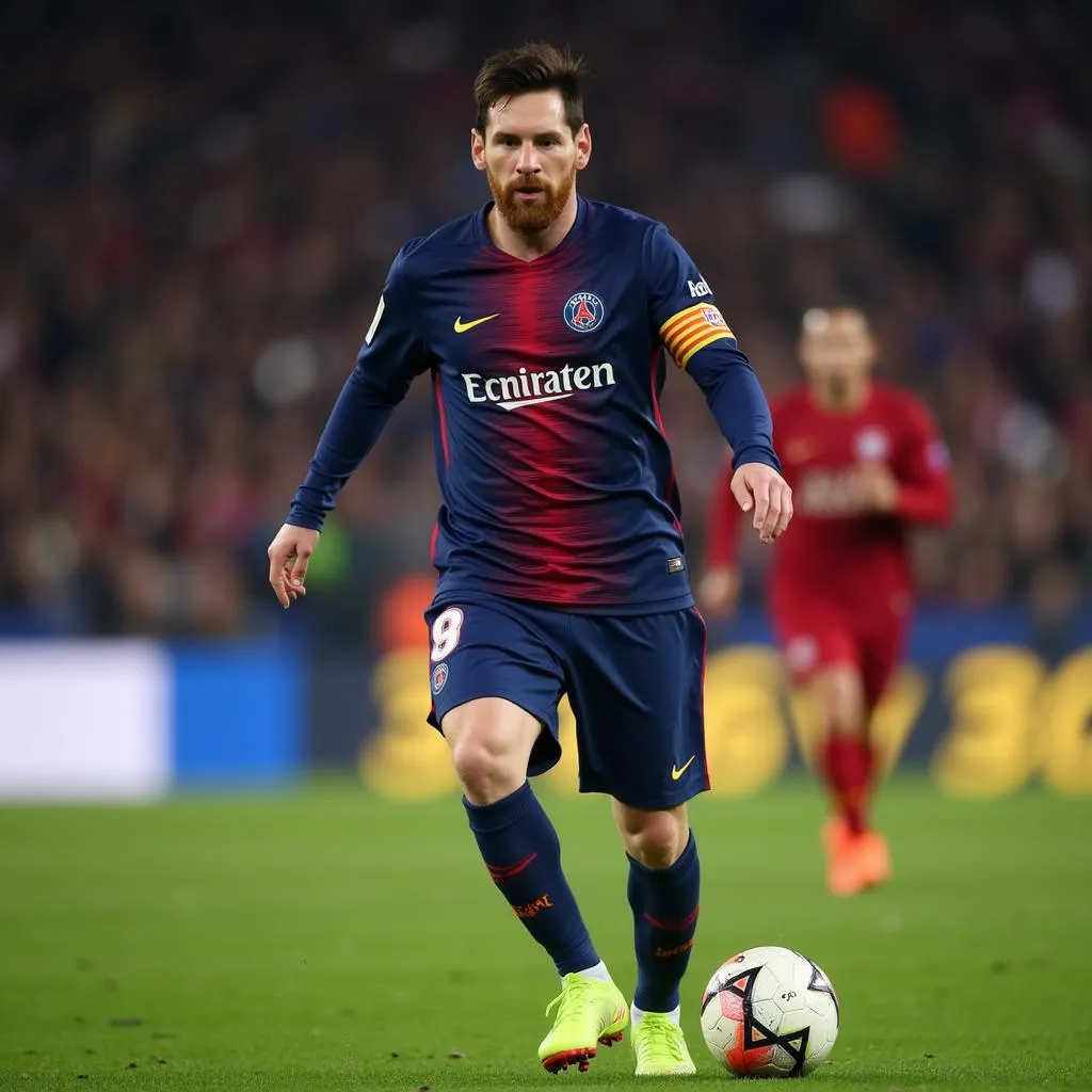 Messi thi đấu cho PSG