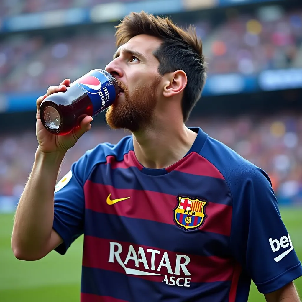 Leo Messi quảng cáo Pepsi