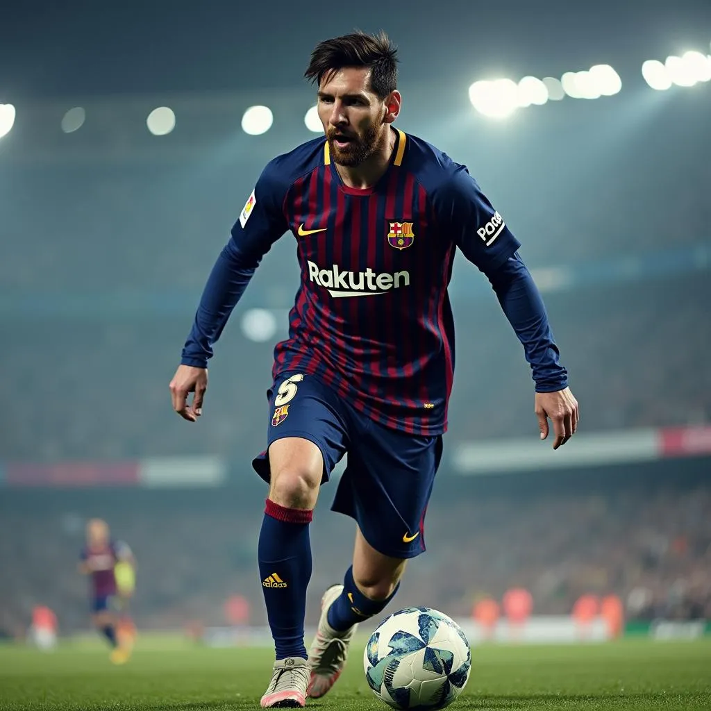 Leo Messi trong chiến dịch quảng cáo của Adidas