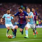 Messi tỏa sáng trong trận đấu Barcelona - Celta Vigo