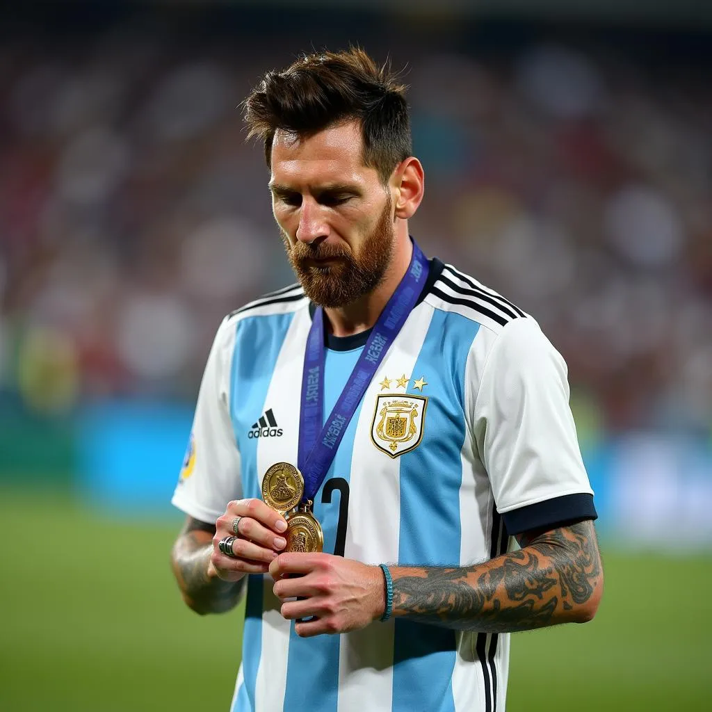 Messi vẫn chưa thể giúp Argentina vô địch World Cup