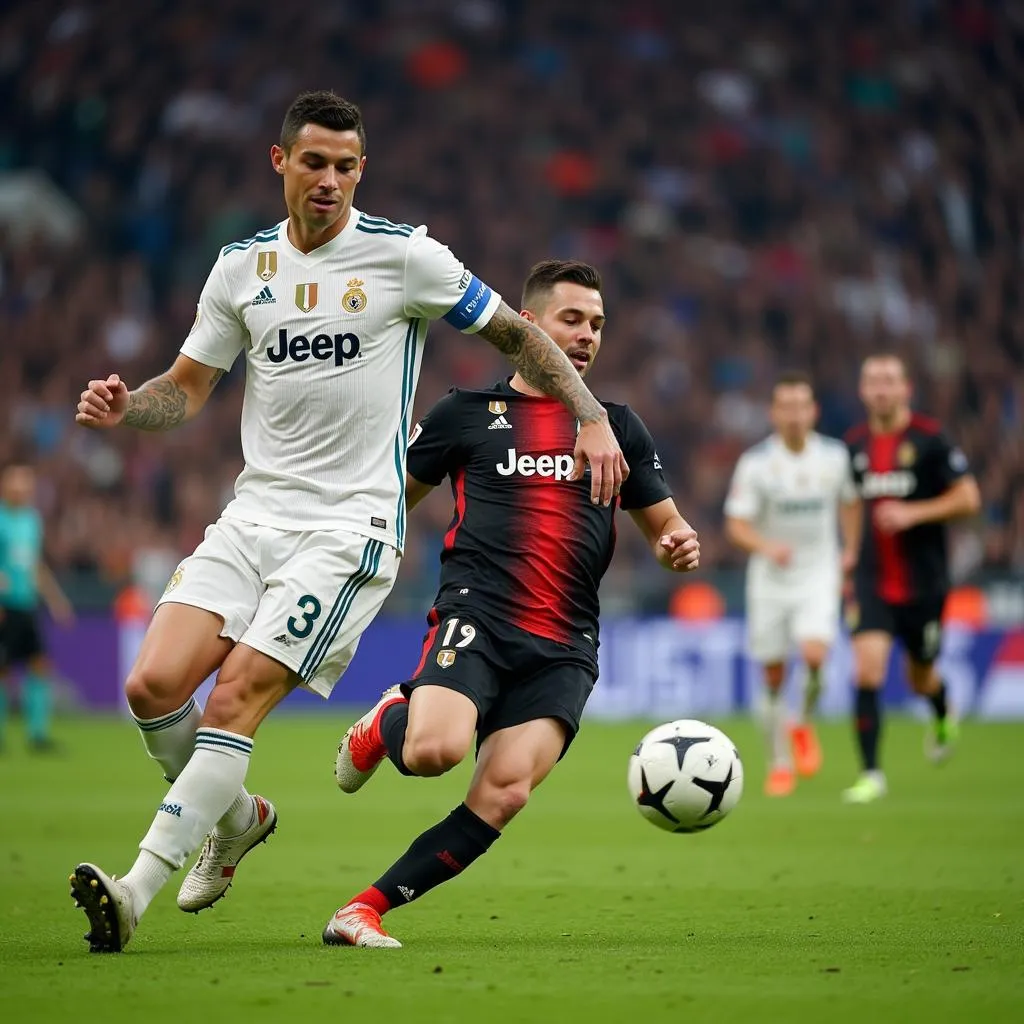 Ronaldo ghi bàn cho Juventus