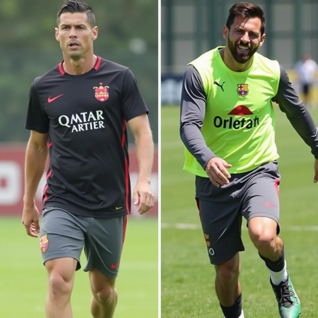 Cristiano Ronaldo and Lionel Messi: Training Routines and Preparation