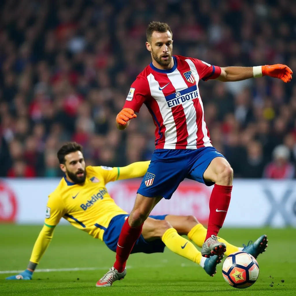 Jan Oblak trong màu áo Atletico Madrid