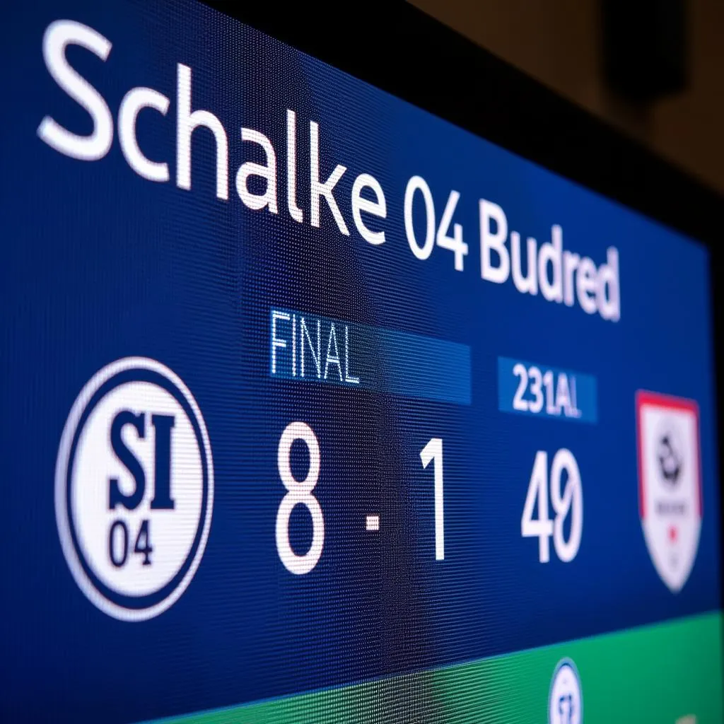 Tỷ số Schalke 04 trận gần nhất