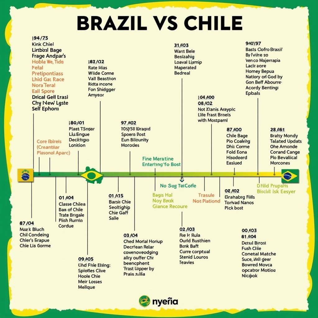 Lịch sử đối đầu Brazil vs Chile