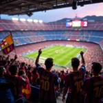 Camp Nou Stadium Atmosphere