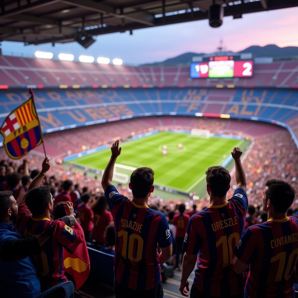 Camp Nou Stadium Atmosphere