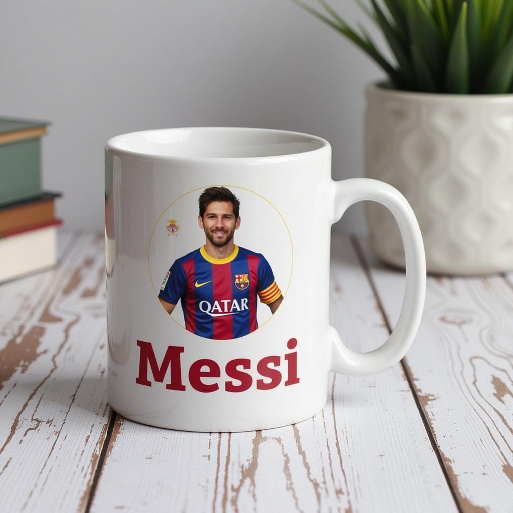 Cốc cà phê Messi Teespring cá tính