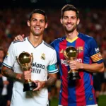 Cristiano Ronaldo và Messi giành Quả bóng Vàng