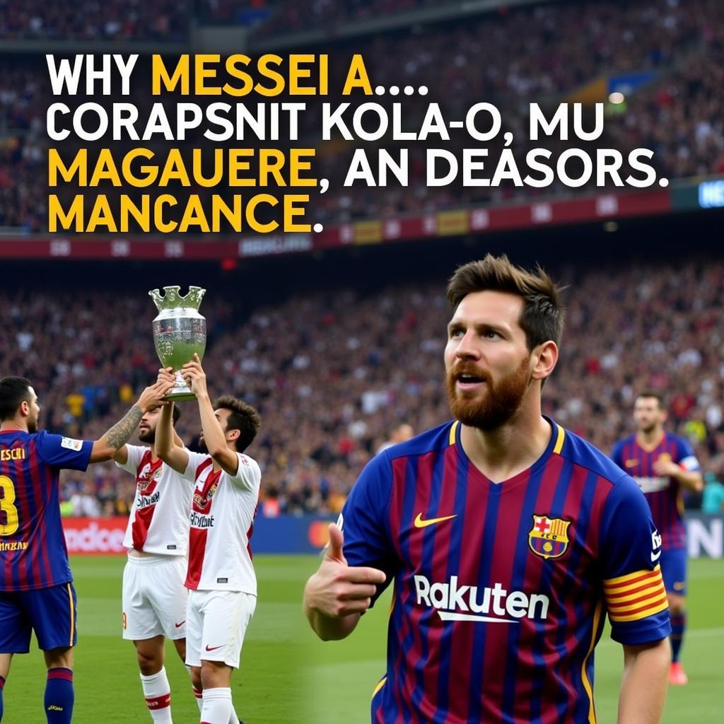 Đóng góp của Messi cho Barcelona