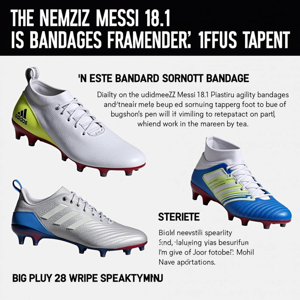 Giày Nemeziz Messi 18.1 Thiết Kế Độc Đáo