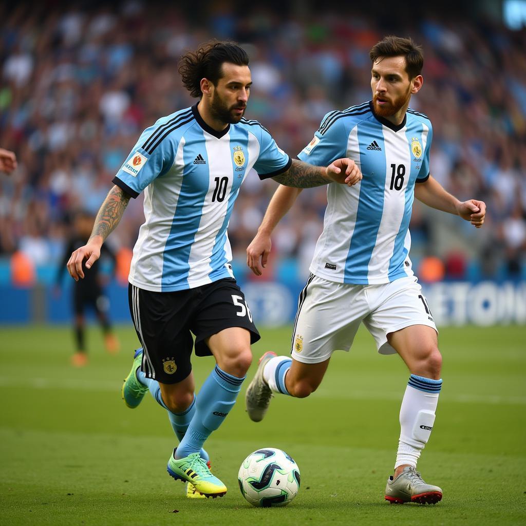 Higuain và Messi chịu áp lực trong màu áo Argentina