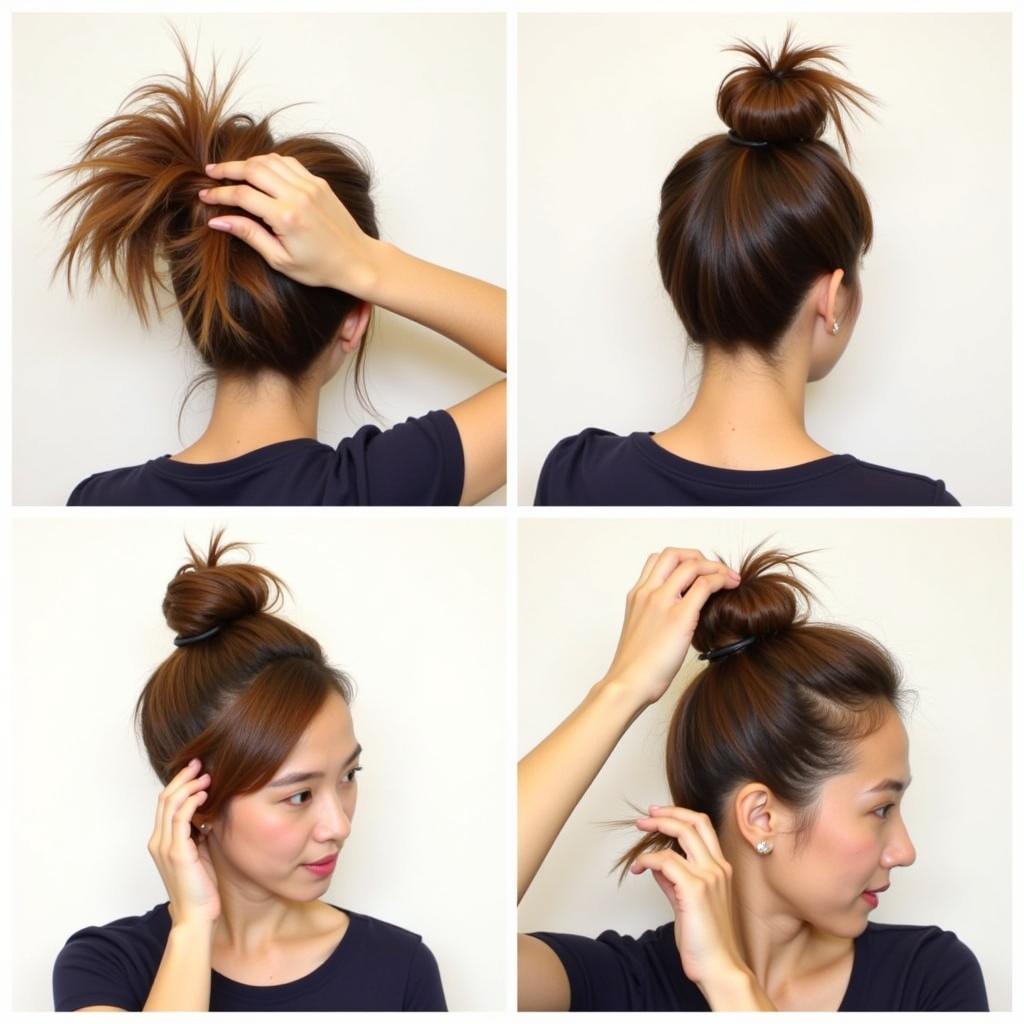 Step-by-Step Guide to Tie a Messy Bun