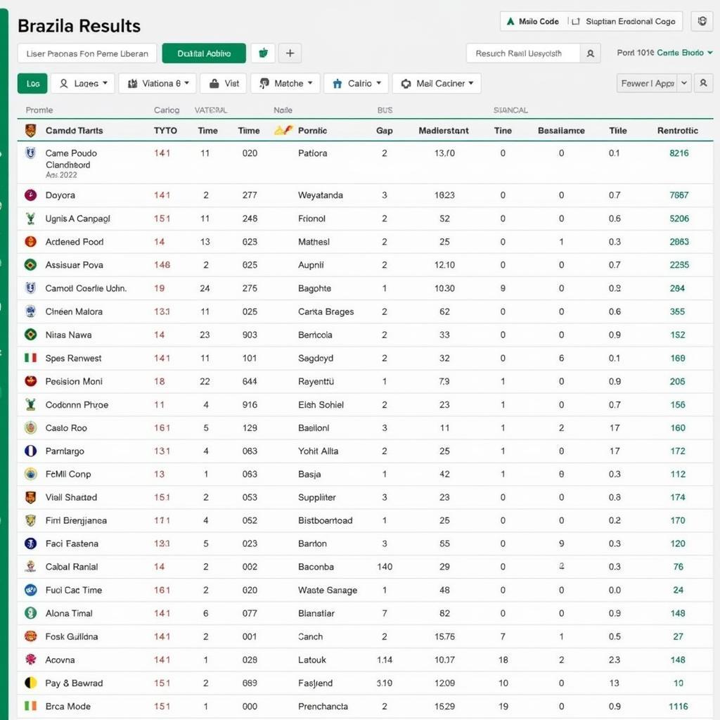 Kết quả bóng đá Brazil hôm nay chi tiết