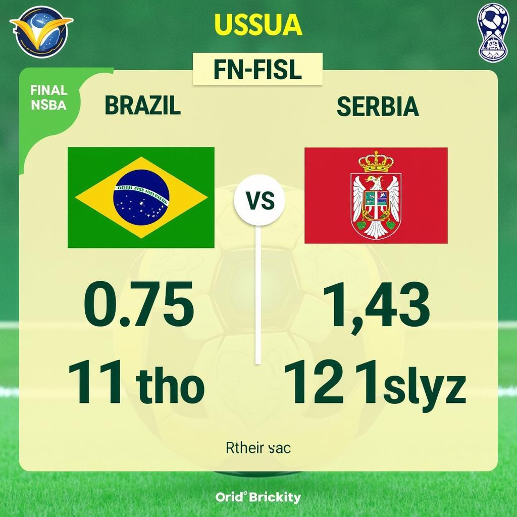 Kết quả trận đấu Brazil vs Serbia: Brazil giành chiến thắng thuyết phục