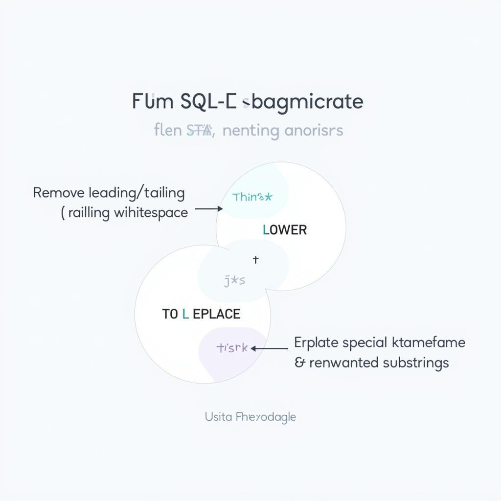 Làm sạch dữ liệu văn bản trong SQL