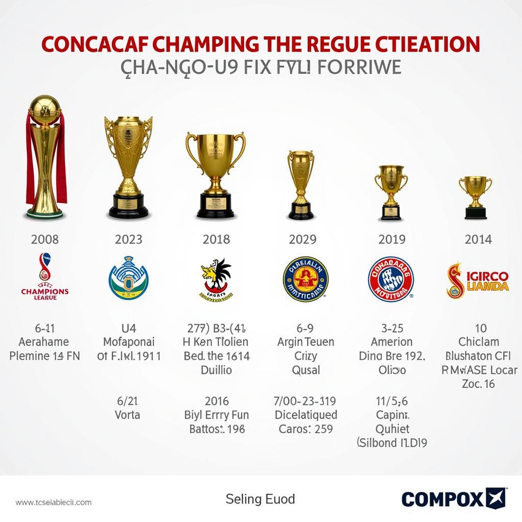 Lịch sử phát triển Cúp Vô địch các Câu lạc bộ CONCACAF qua các thời kỳ