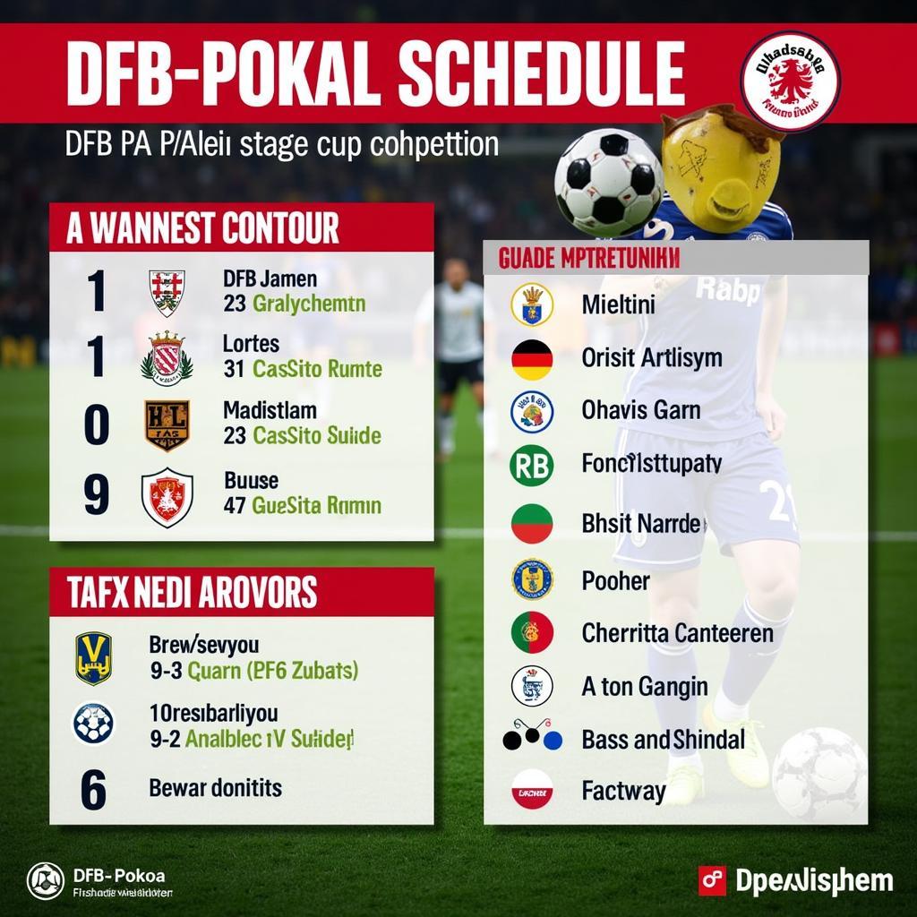 Lịch thi đấu DFB-Pokal Đức