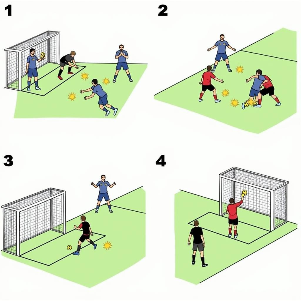 Luyện tập kỹ năng cản phá penalty