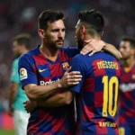 Messi an ủi Aguero