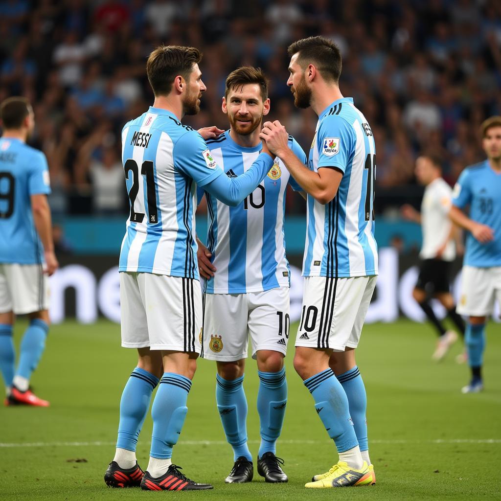 Messi ảnh hưởng đồng đội Argentina