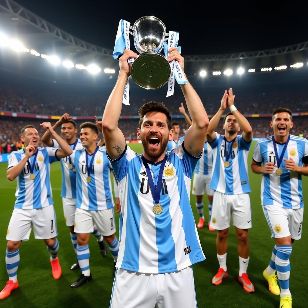 Messi vô địch Copa America cùng Argentina