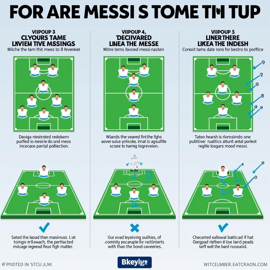 Các biến thể đội hình của Argentina với Messi