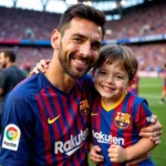 Messi chụp ảnh với fan nhí: Khoảnh khắc đáng yêu của siêu sao bóng đá