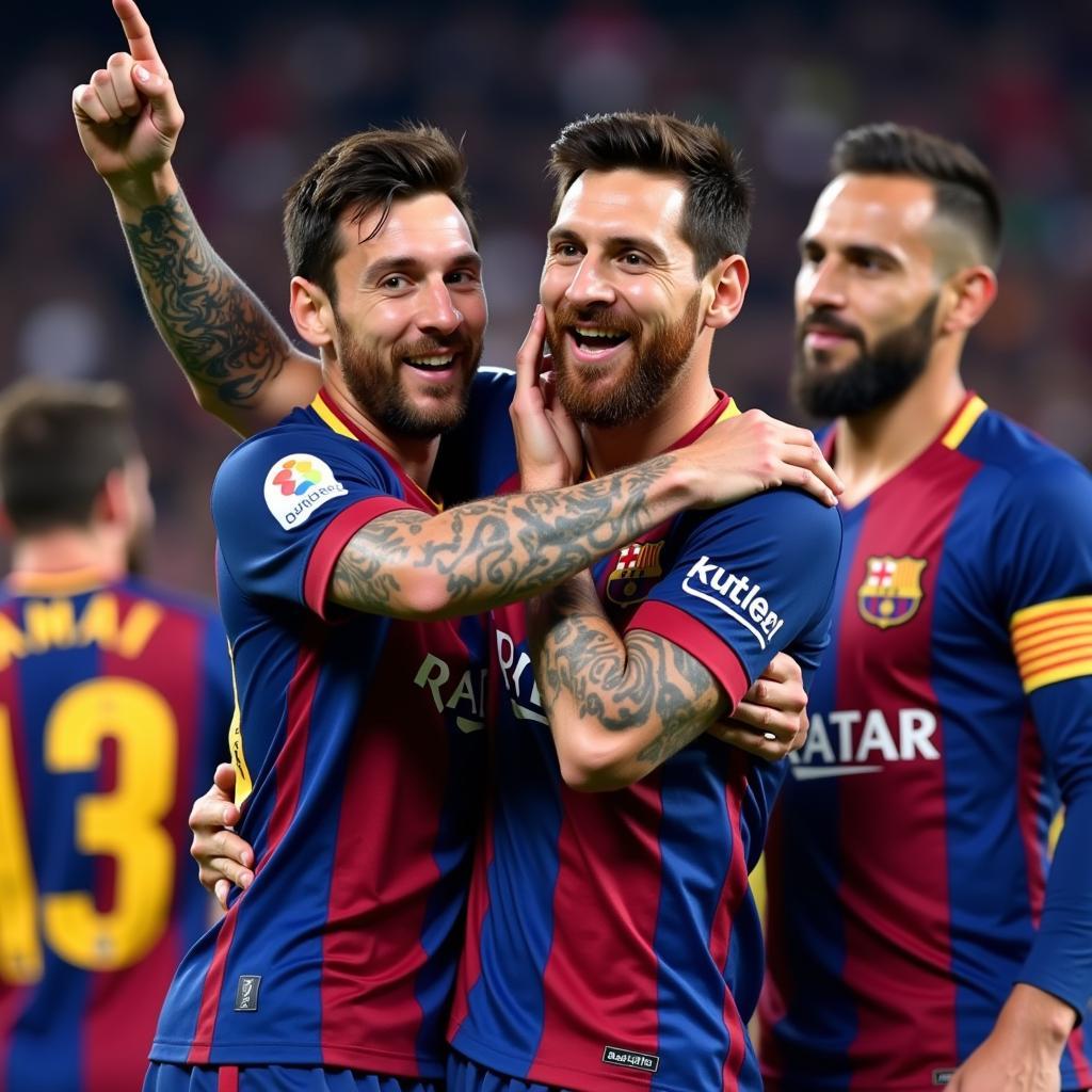 Messi cùng Barcelona giành Champions League