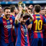 Messi cùng Barcelona vô địch La Liga 2016