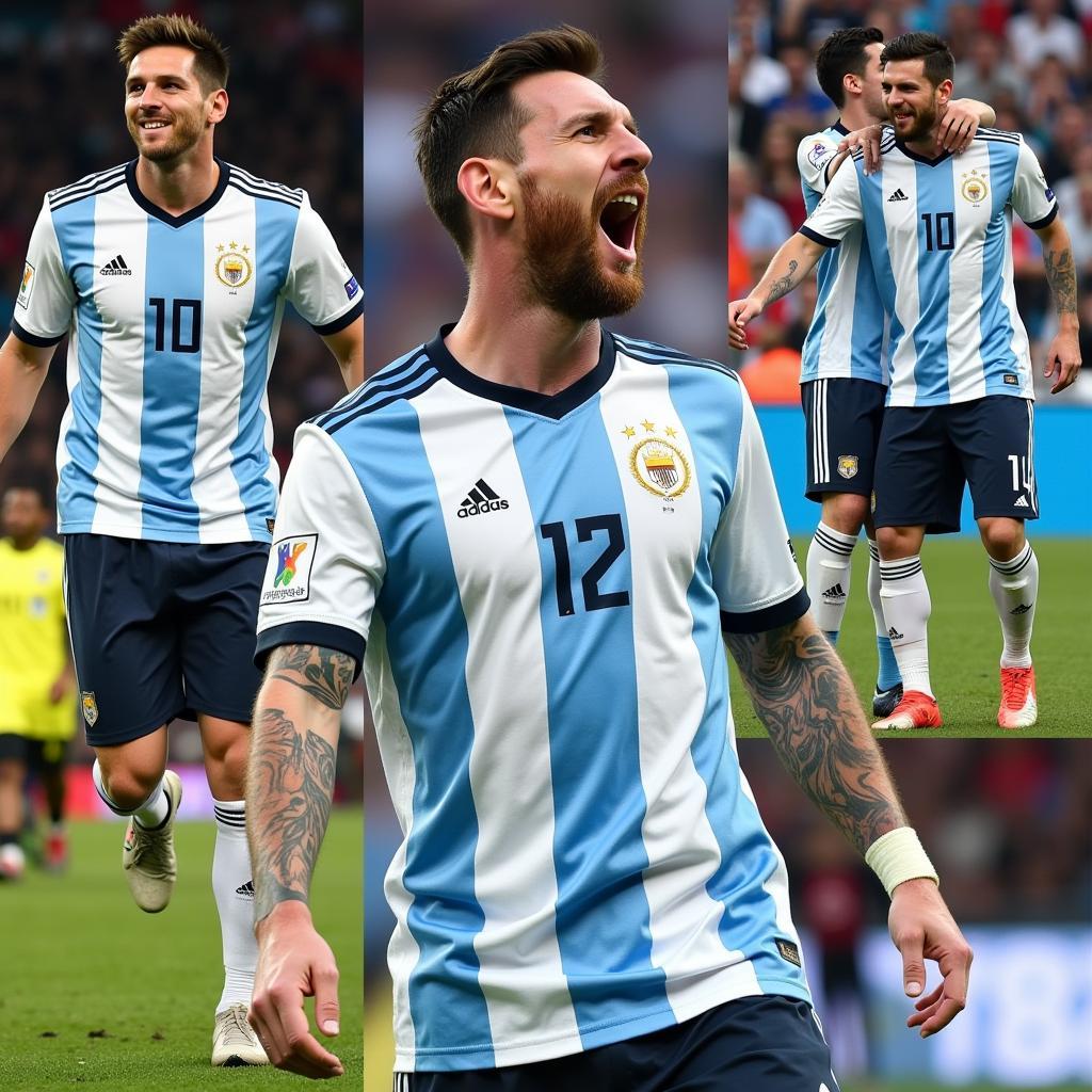 Messi cùng Đội tuyển Argentina