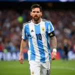 Messi đeo băng đội trưởng Argentina