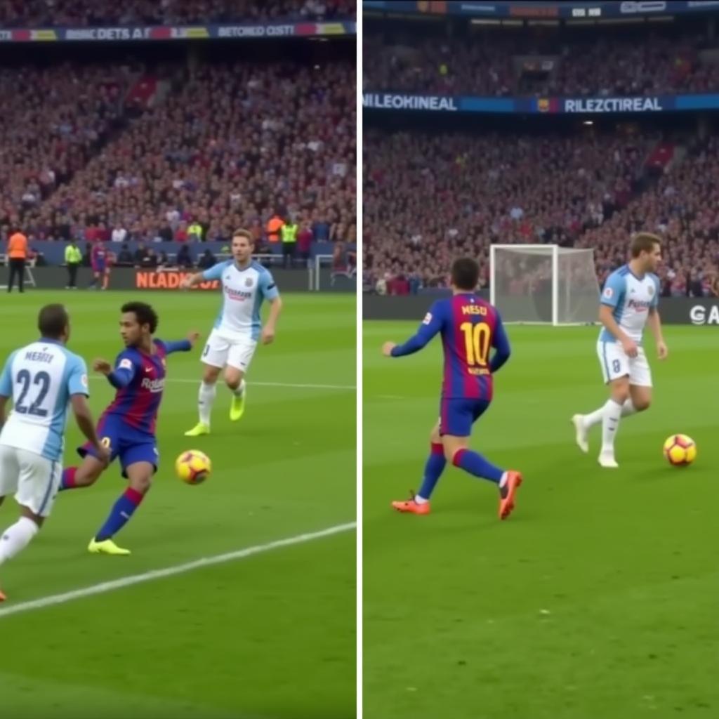 Messi đi bóng lắt léo năm 2019