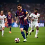 Messi đi bóng qua người siêu phẩm: Khoảnh khắc thiên tài của Messi trên sân cỏ