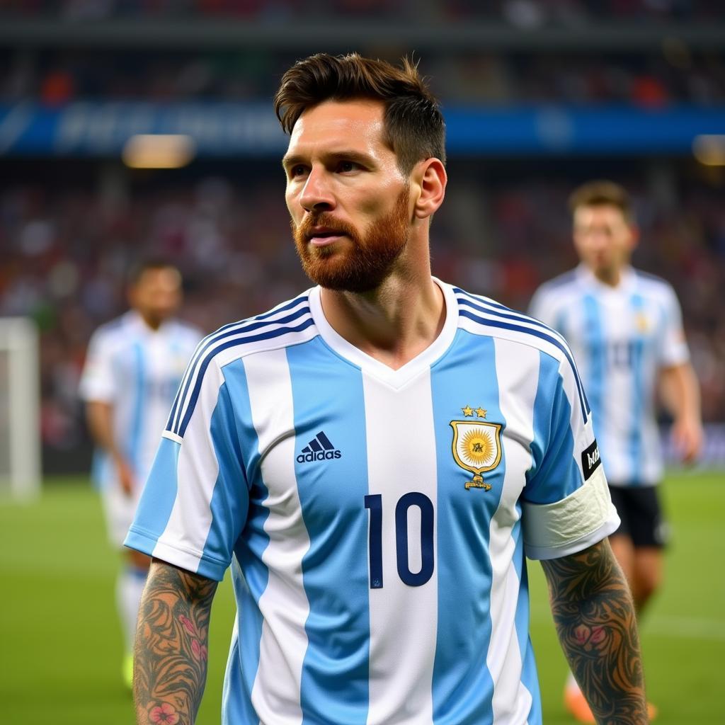 Messi đội trưởng đội tuyển quốc gia Argentina