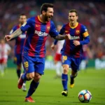 Messi Dream Team: Xavi và Iniesta kiến tạo cho Messi