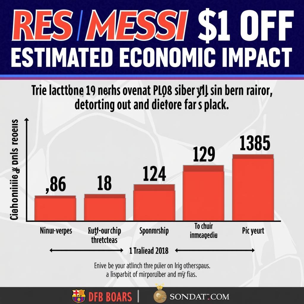 Chart illustrating Messi's Economic Impact