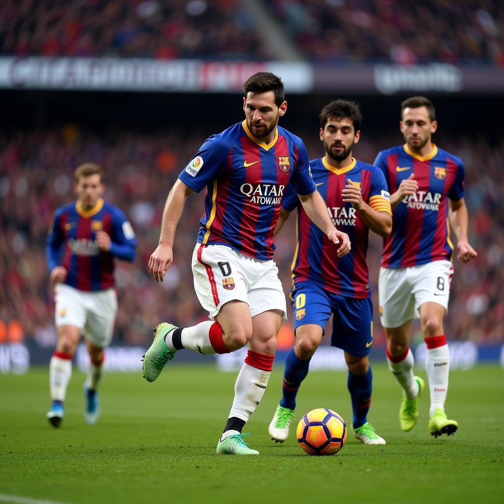 Messi gánh team La Liga?