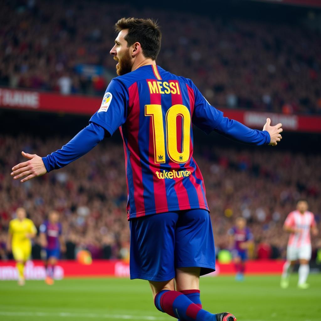 Messi ghi bàn kỷ lục