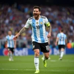 Messi ghi bàn cho tuyển chọn Argentina năm 2020