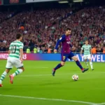 Messi ghi bàn vào lưới Real Betis với cú sút phạt đẹp mắt