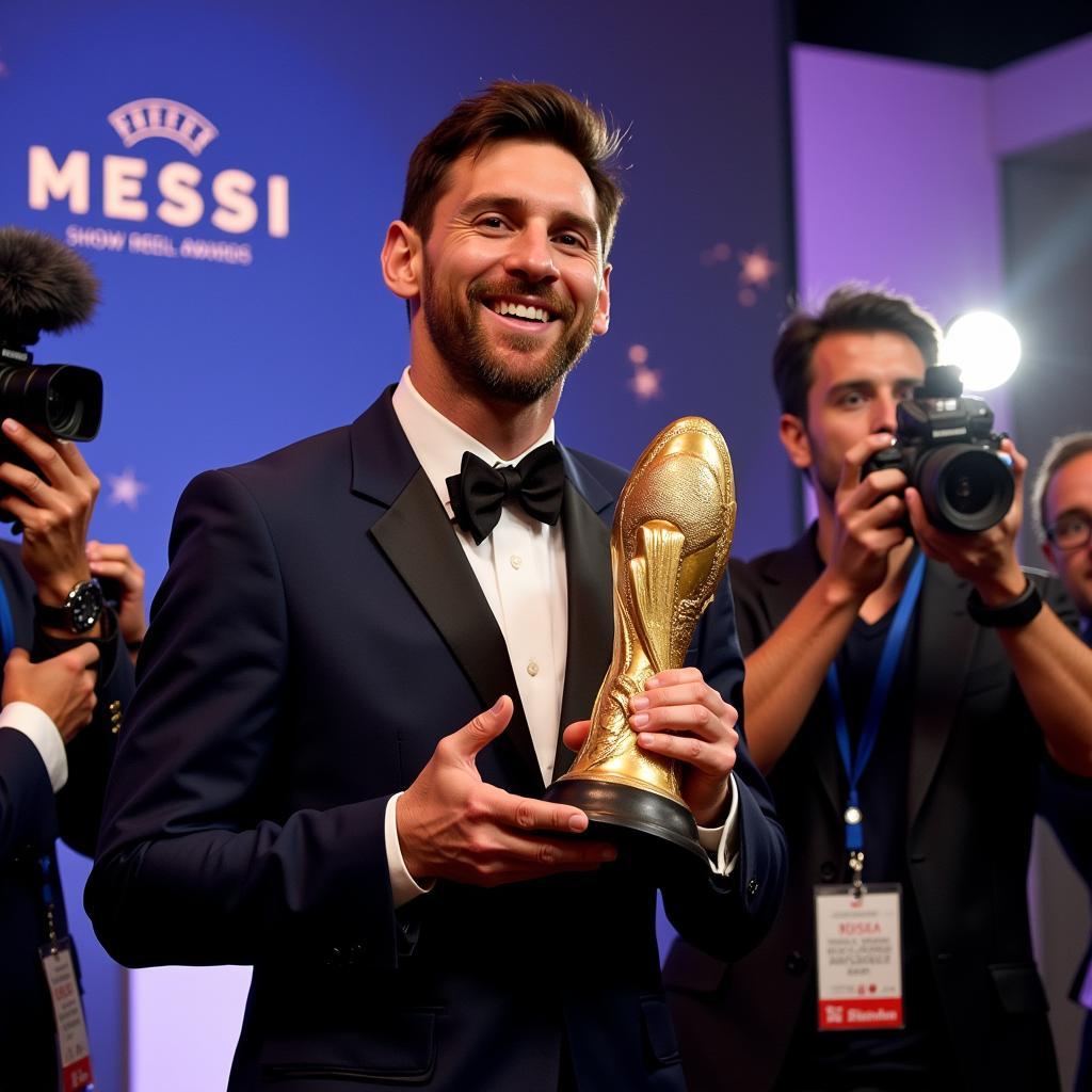 Messi giành Chiếc Giày Vàng Châu Âu lần thứ 4