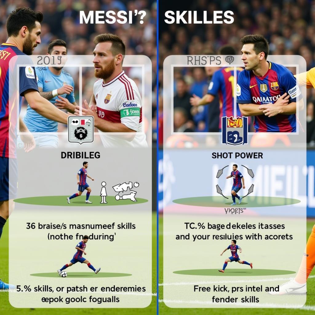 Messi GR TC khác biệt kỹ năng