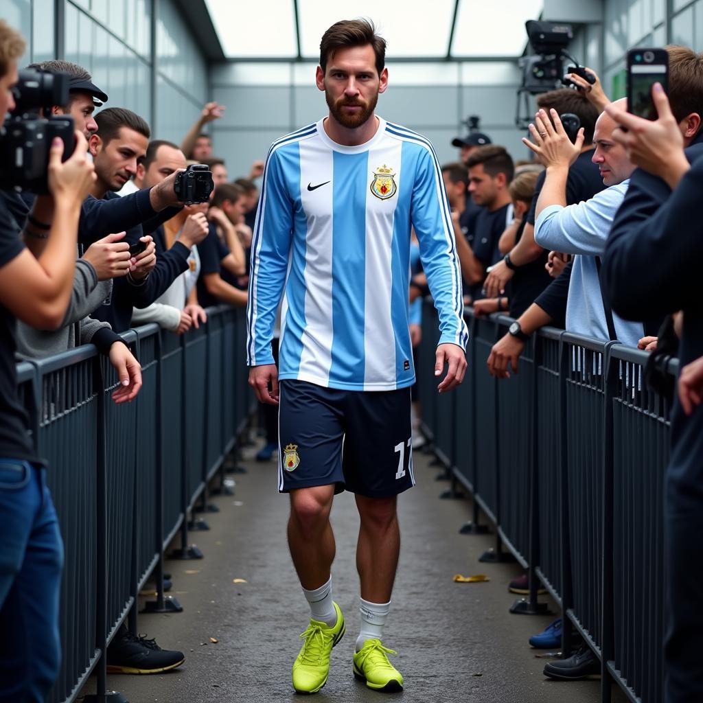 Messi hội quân Argentina và áp lực kỳ vọng