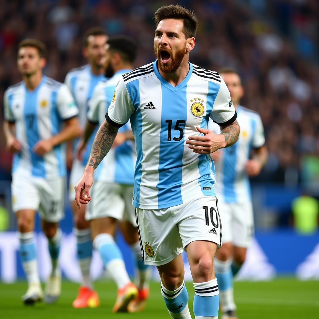 Messi hội quân Argentina và kỳ tích mới