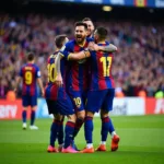 Messi lập cú poker trong trận đấu